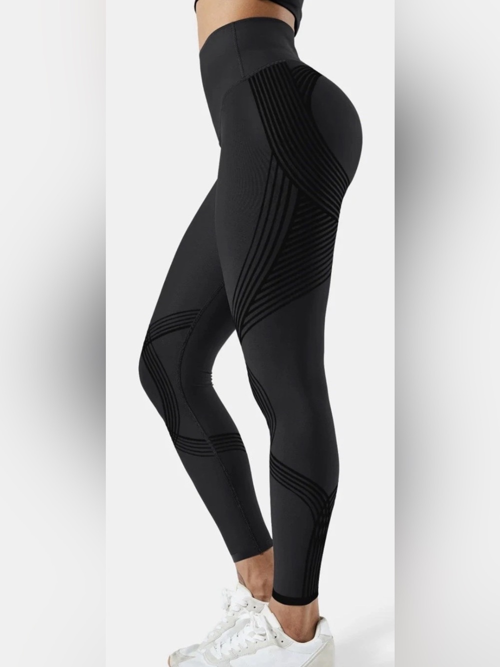 Fanka Body Sculpt Leggings Reversible Taupe Size Large